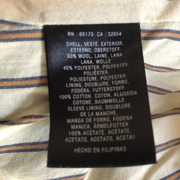 Wool blend plaid blazer - Picture 8 of 8